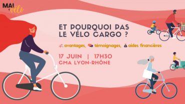 Mai à vélo : découvrez le vélo cargo à la CMA Lyon-Rhône